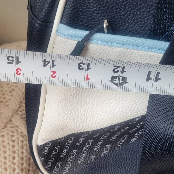 Nautica Blue and White Shoulder Bag - Picture 5 of 6